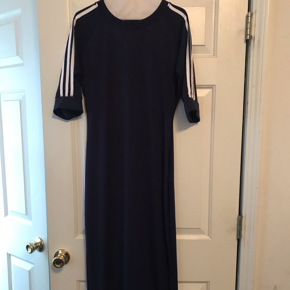 Navy Blue Jersey Dress